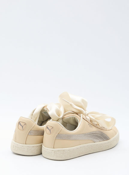 Puma Basket Heart Up Low Top Sneakers - Ellie Belle