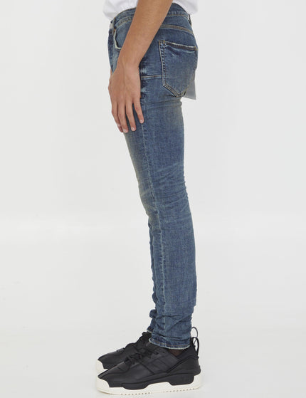 Purple Brand Slim Jeans In Blue Denim - Ellie Belle