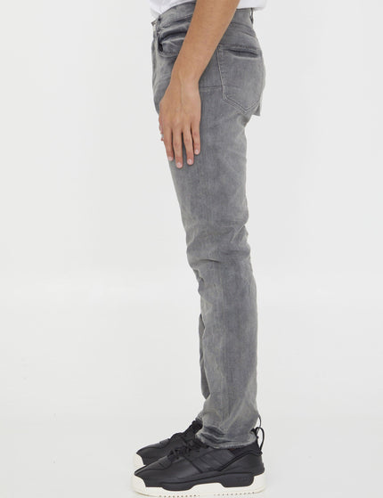 Purple Brand Slim Jeans In Grey Denim - Ellie Belle