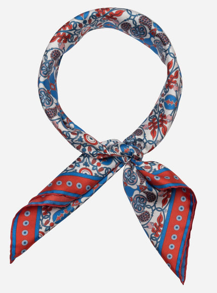 Elizabetta Barbaresco Silk Neckerchief - Red