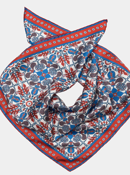 Elizabetta Barbaresco Silk Neckerchief - Red