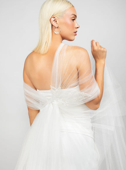 Regal Tulle Wrap