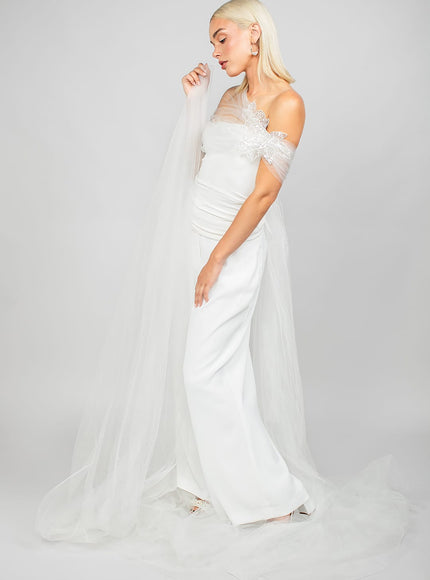 Regal Tulle Wrap