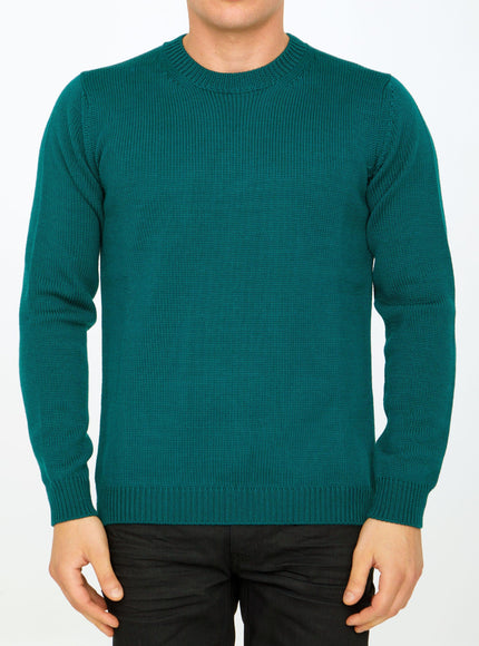 Roberto Collina Green Merino Wool Sweater - Ellie Belle