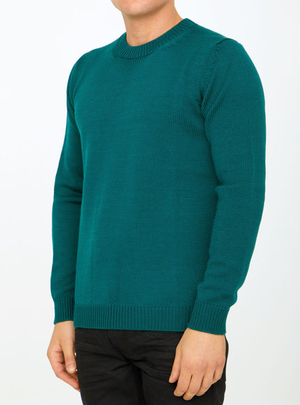 Roberto Collina Green Merino Wool Sweater - Ellie Belle