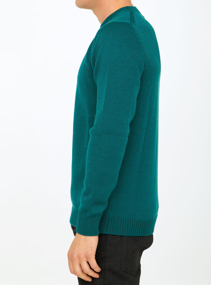 Roberto Collina Green Merino Wool Sweater - Ellie Belle