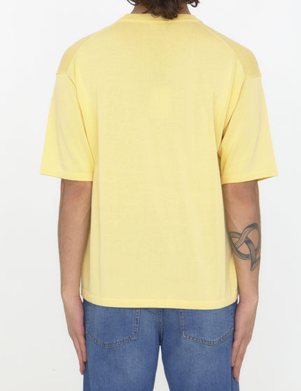 Roberto Collina Yellow Cotton T-shirt - Ellie Belle
