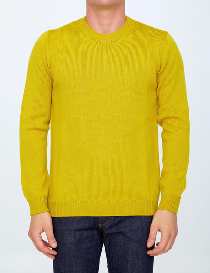 Roberto Collina Yellow Merino Wool Sweater - Ellie Belle