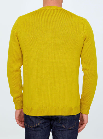 Roberto Collina Yellow Merino Wool Sweater - Ellie Belle