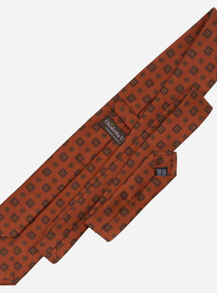 Elizabetta Bertone Printed Madder Silk Tie