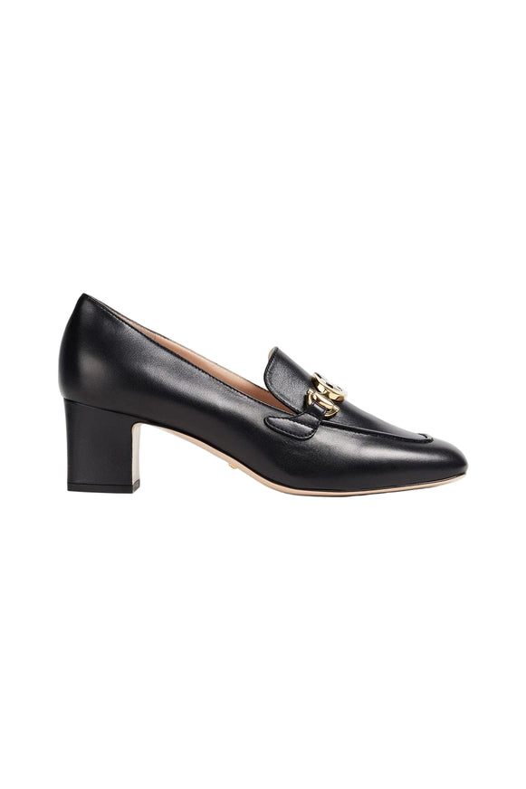 Gucci Black Zumi Mid-Heel Loafers