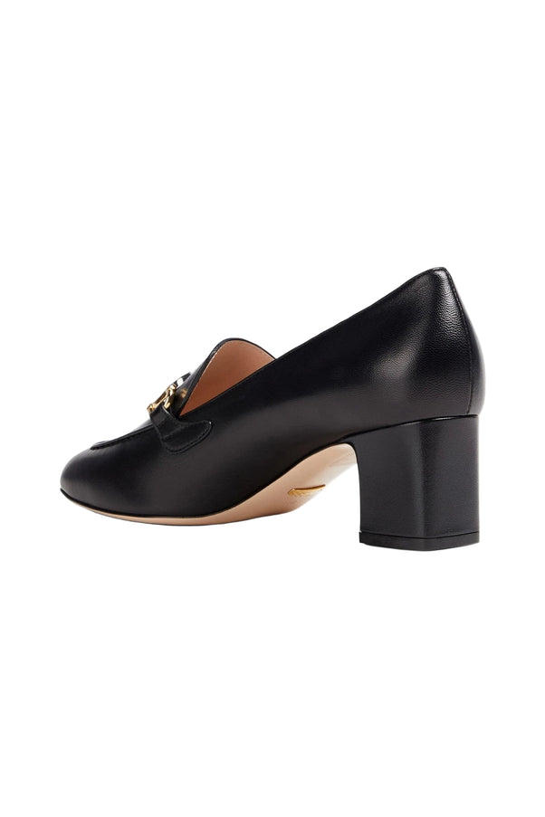 Gucci Black Zumi Mid-Heel Loafers