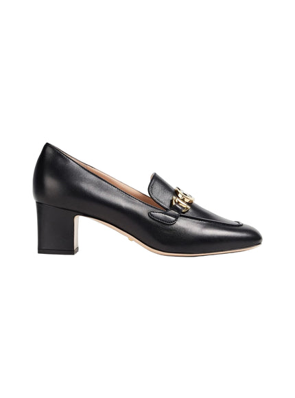 Gucci Black Zumi Mid-Heel Loafers