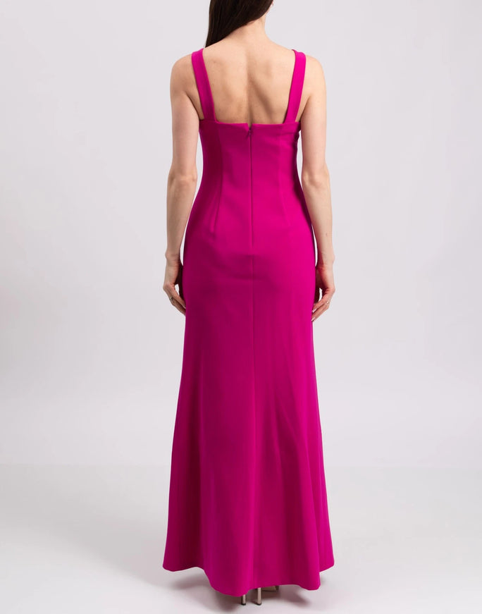 Sachin & Babi Pink Embellished Boat Neck Dress