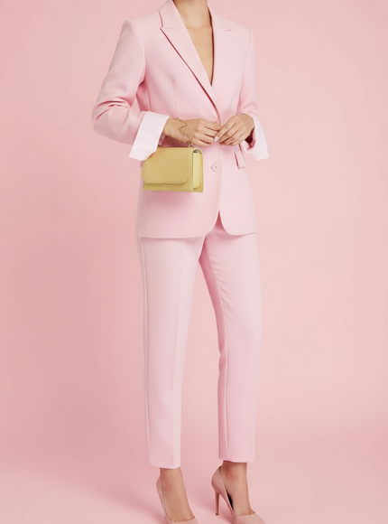 Rejina Pyo Leather Satchel Bag with Sculptural Chain Handle