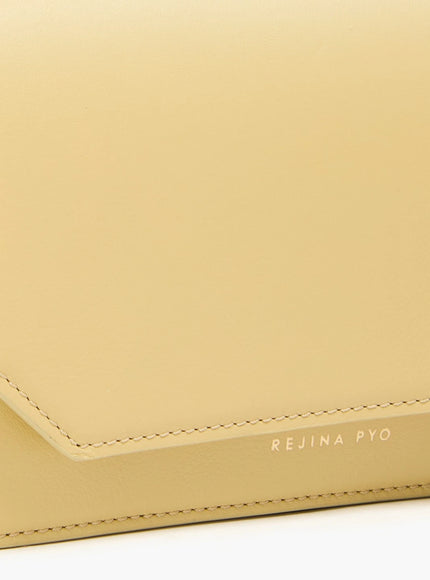 Rejina Pyo Leather Satchel Bag with Sculptural Chain Handle