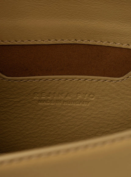 Rejina Pyo Leather Satchel Bag with Sculptural Chain Handle