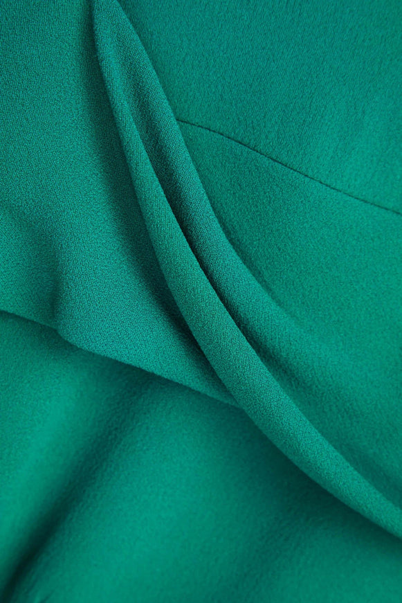 Dolce & Gabbana Long-Sleeve Floor-Length Dress In Green