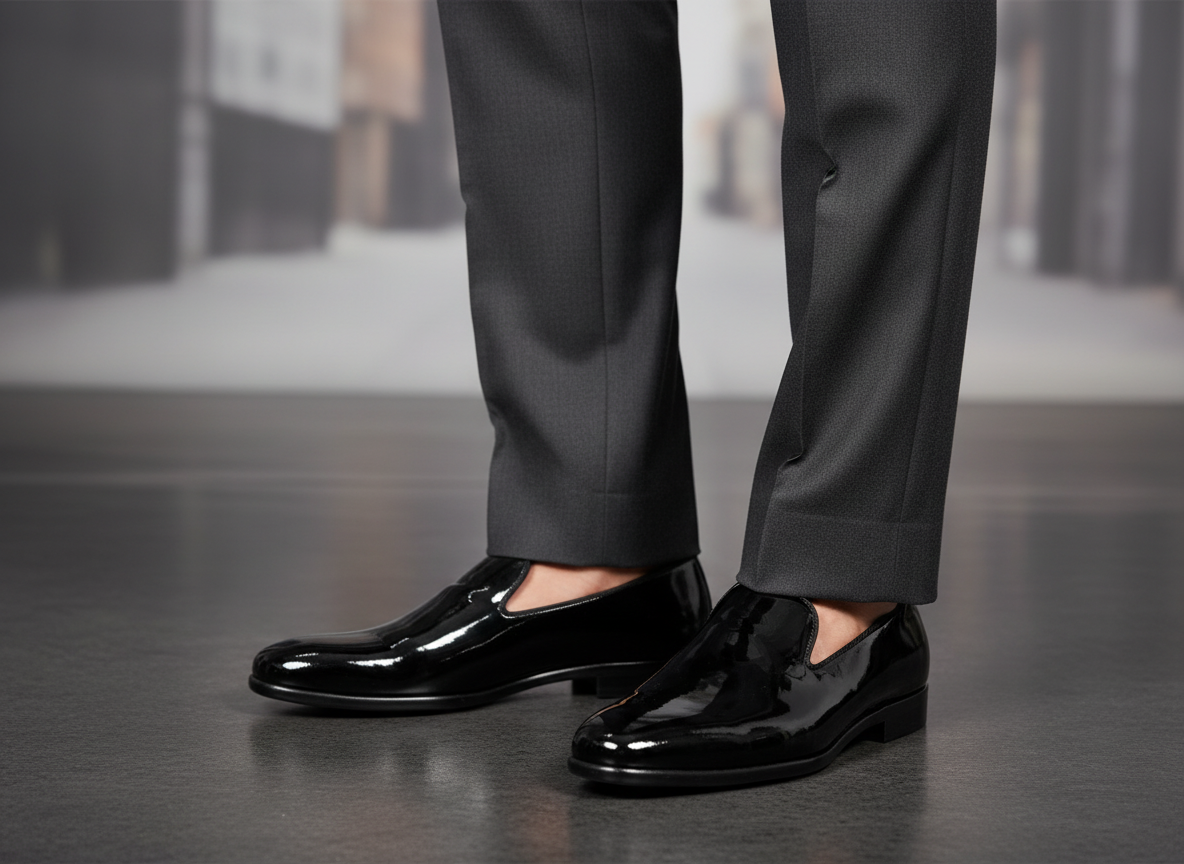 Dolce & Gabbana Men’s Black Patent Leather Loafers