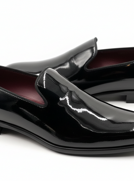 Dolce & Gabbana Men’s Black Patent Leather Loafers