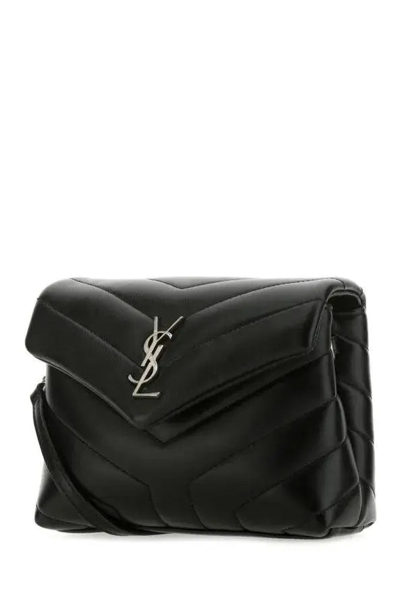 Saint Laurent Black Toy Loulou Crossbody Bag - Ellie Belle