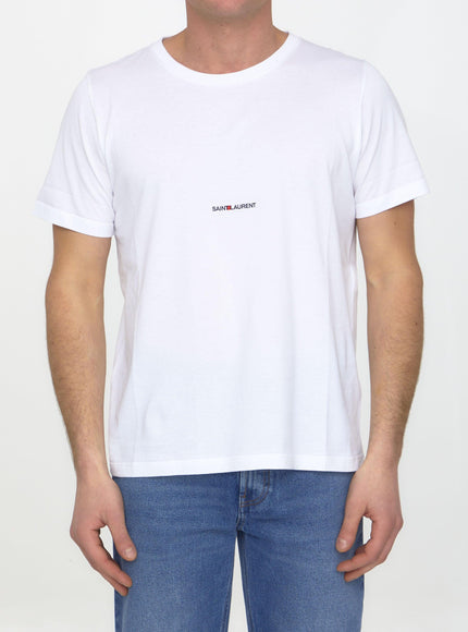 Saint Laurent Cotton T-shirt With Logo - Ellie Belle