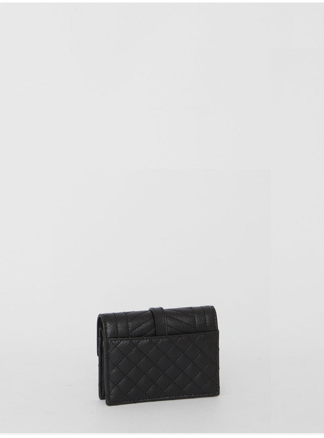 Saint Laurent Quilted Leather Wallet - Ellie Belle