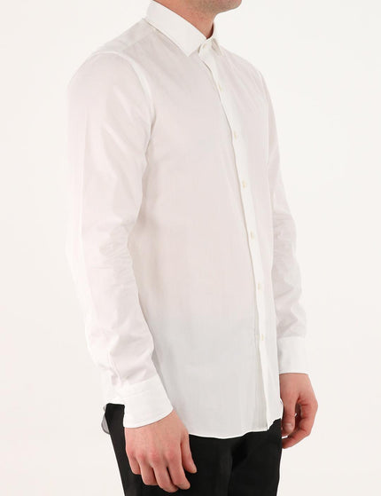 Salvatore Piccolo Pin Point White Shirt - Ellie Belle