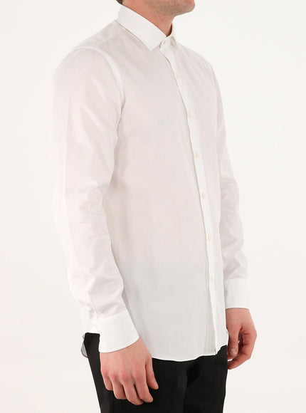 Salvatore Piccolo Pin Point White Shirt - Ellie Belle