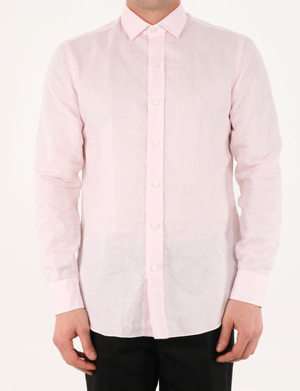 Salvatore Piccolo Pink Shirt With Open Collar - Ellie Belle