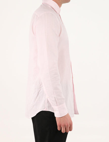 Salvatore Piccolo Pink Shirt With Open Collar - Ellie Belle