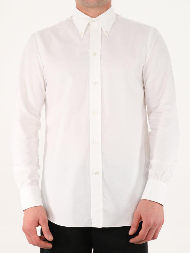 Salvatore Piccolo White Cotton Shirt - Ellie Belle