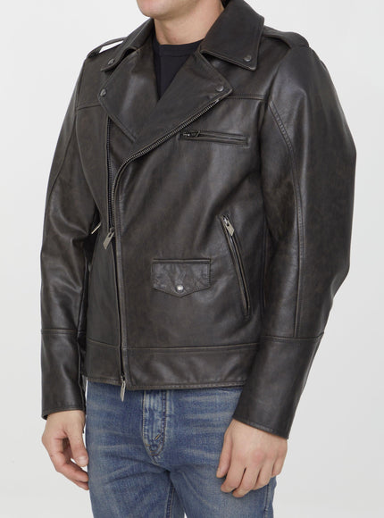 Salvatore Santoro Black Leather Jacket - Ellie Belle