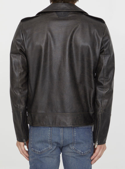 Salvatore Santoro Black Leather Jacket - Ellie Belle