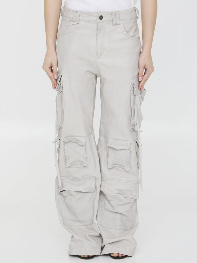 Salvatore Santoro Leather Cargo Pants