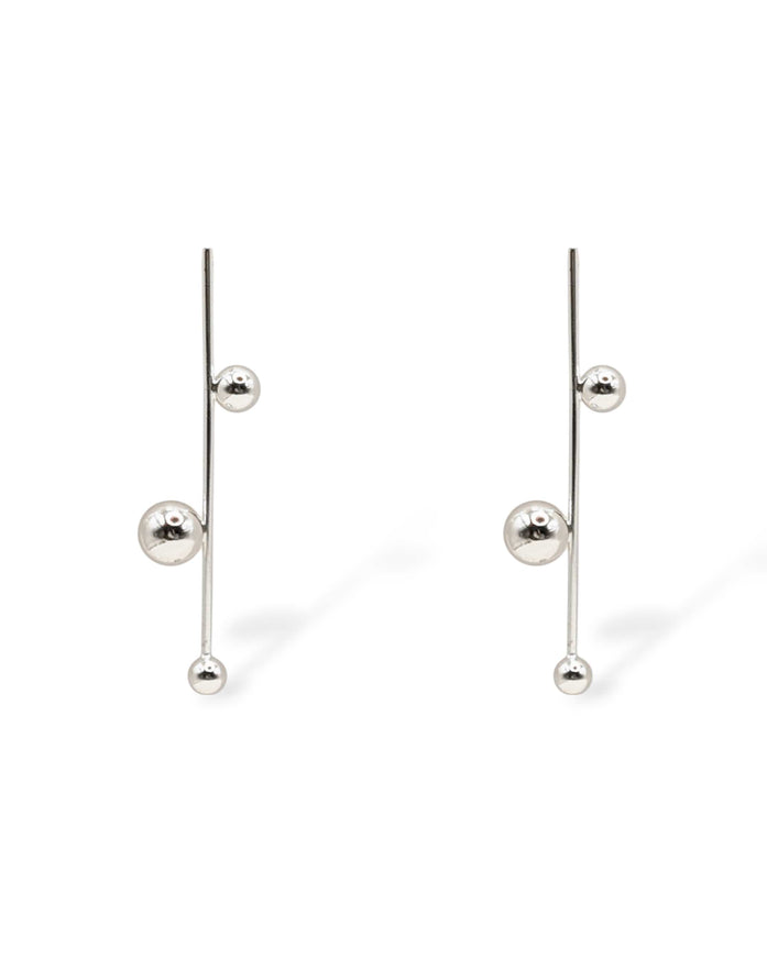 Sawyer Ball & Bar Drop Earrings
