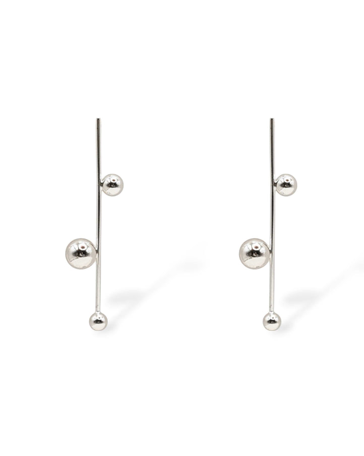 Sawyer Ball & Bar Drop Earrings