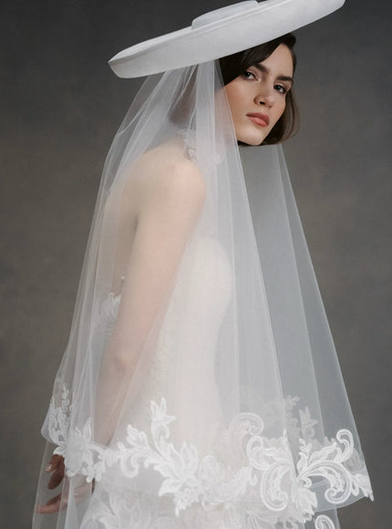 Anne Barge Selena Halter Wedding Gown in Pearl