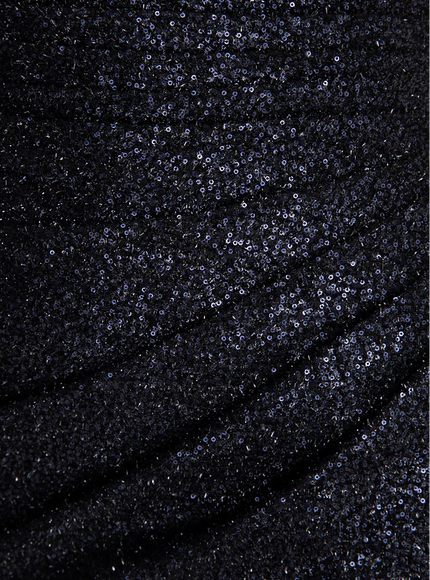 Anne Barge Cleo Draped Off the Shoulder Gown