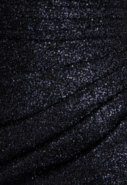 Anne Barge Cleo Draped Off the Shoulder Gown