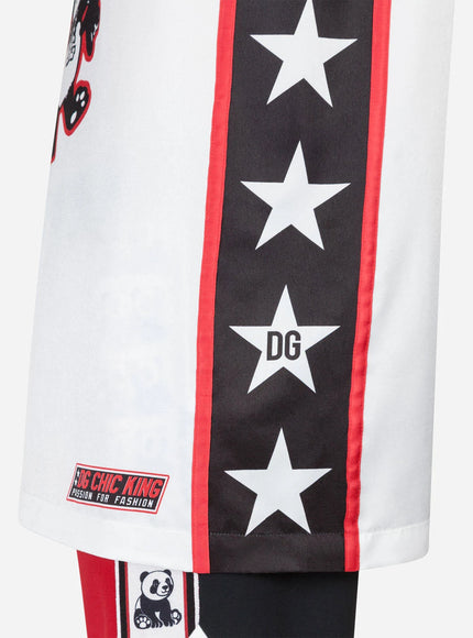 Dolce & Gabbana White DG Royals Panda Tank Top