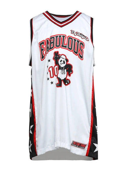 Dolce & Gabbana White DG Royals Panda Tank Top