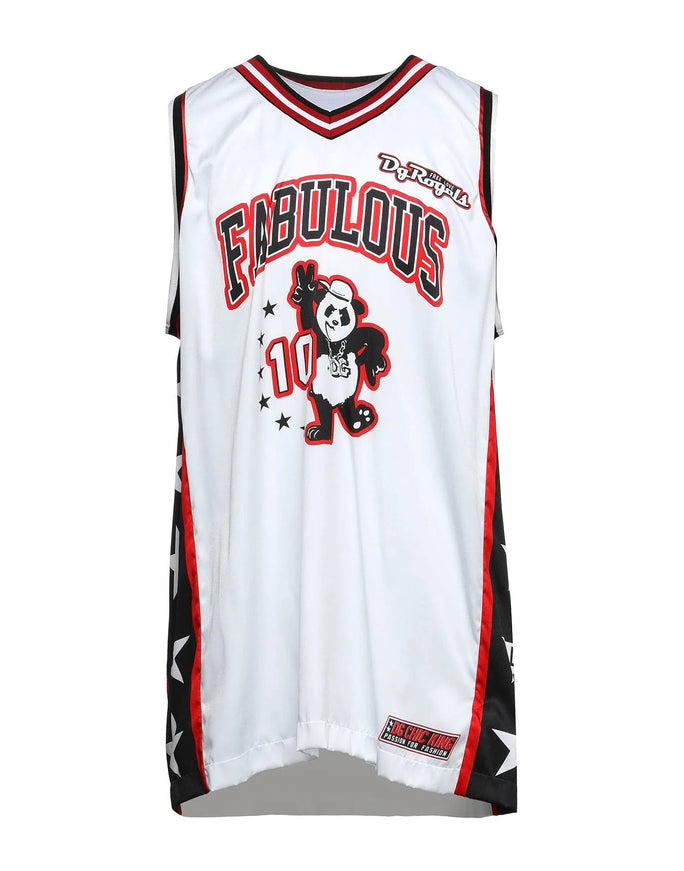 Dolce & Gabbana White DG Royals Panda Tank Top