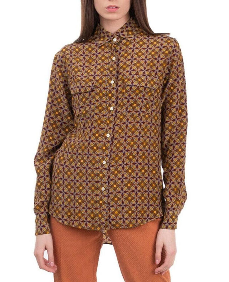 Stella Jean Women's Button Up Shirt Blouse