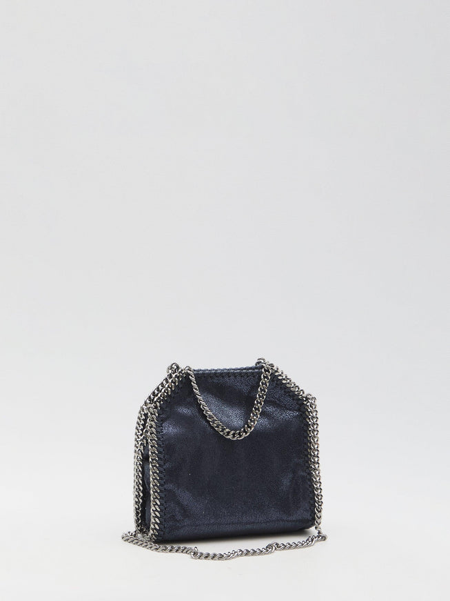 Stella Mccartney Falabella Micro Tote Bag in Navy - Ellie Belle