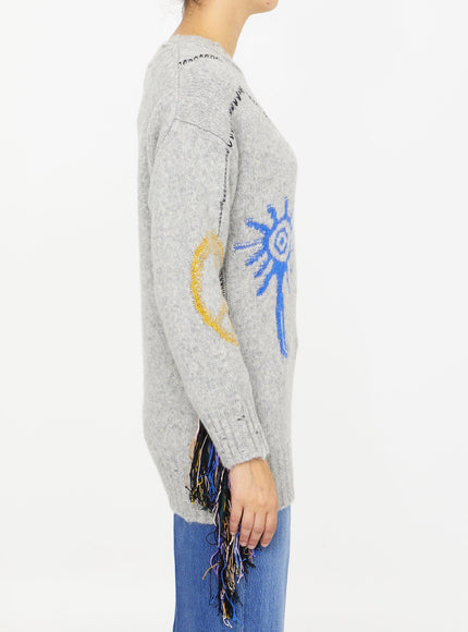 Stella Mccartney Folk Embroidery Jumper - Ellie Belle