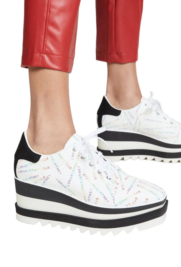 Stella McCartney Sneak-Elyse Lace Up Sneakers - Ellie Belle