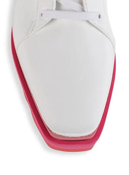 Stella McCartney Sneak-Elyse Wedge Sneakers Pink - Ellie Belle