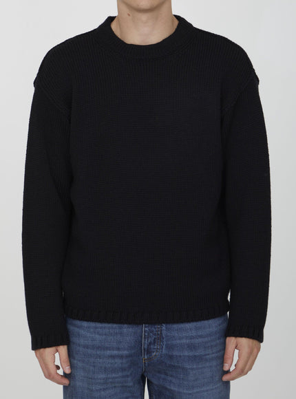 Ten C Black Wool Jumper - Ellie Belle