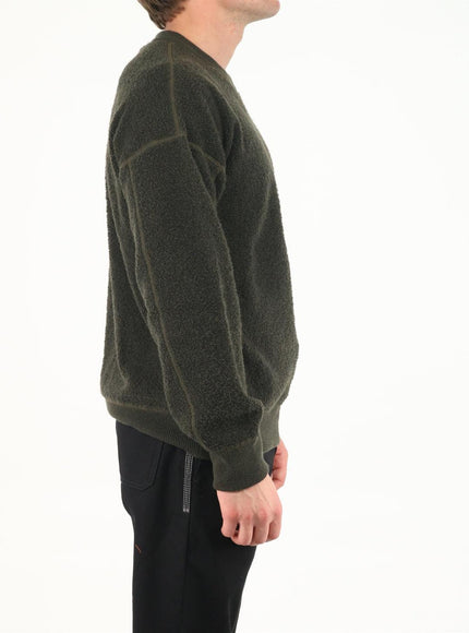 Ten C Military Green Reversible Sweater - Ellie Belle